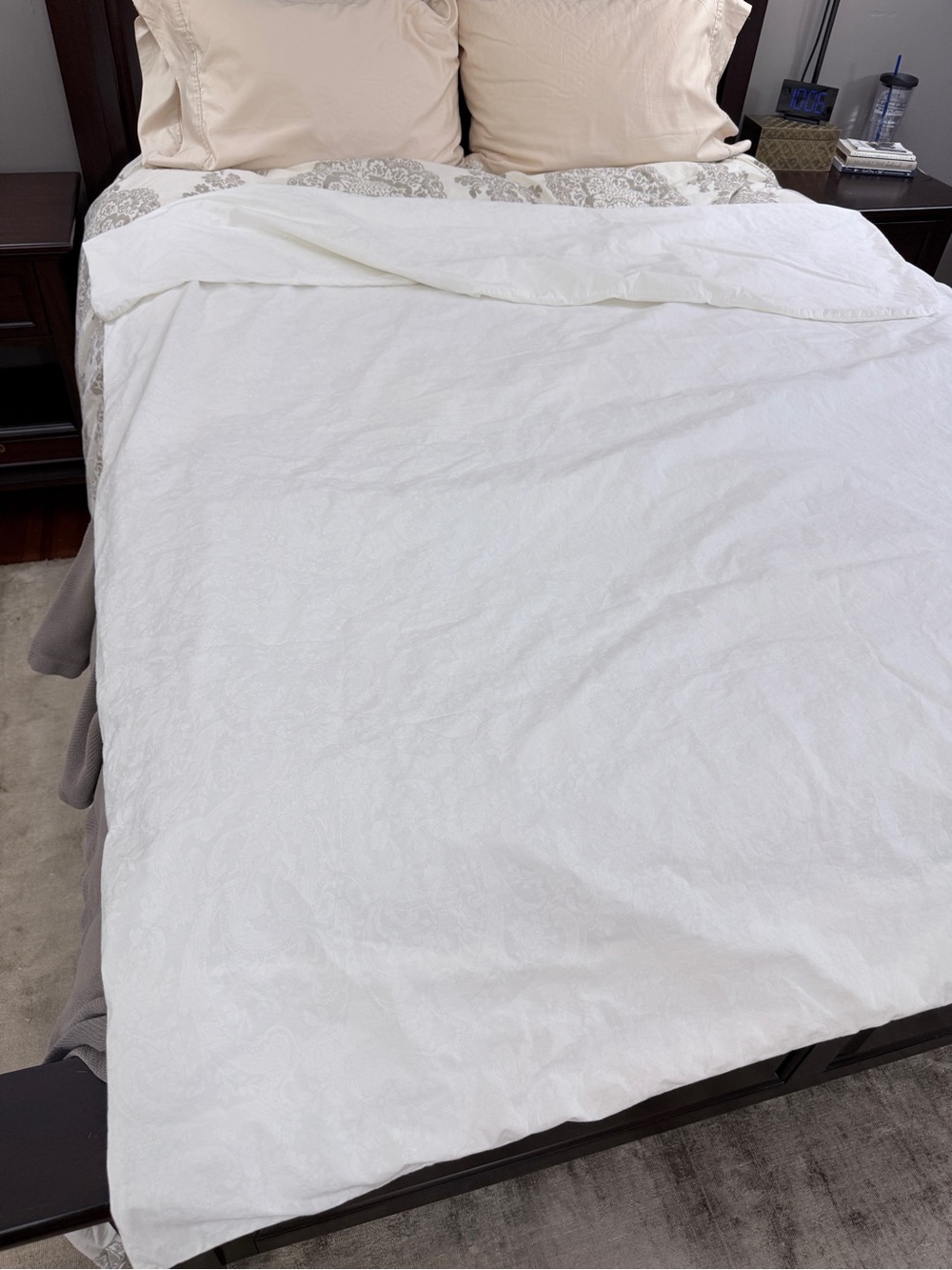 Ralph Lauren Crisp White Duvet Cover Twin